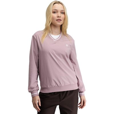 Women Golf 's v-neck windbreaker pullover Stinger-W Pink Pink