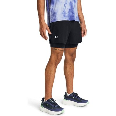 Under Armour Launch 5inch 2-in-1 Shorts Schwarz Herren
