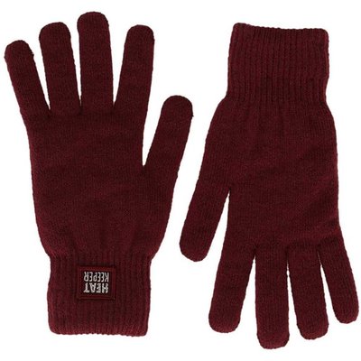 Heatkeeper Damen Thermohandschuhe Burgunderrot