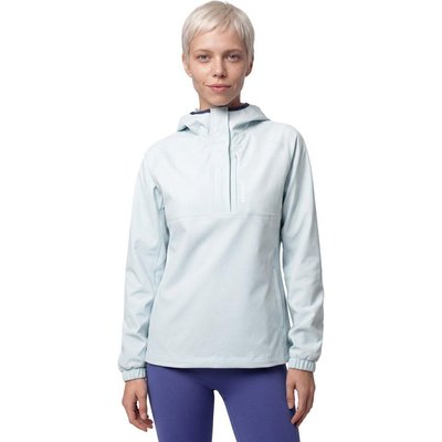 Women ’s hooded waterproof trail running jacket Leadville-W Blue Blue