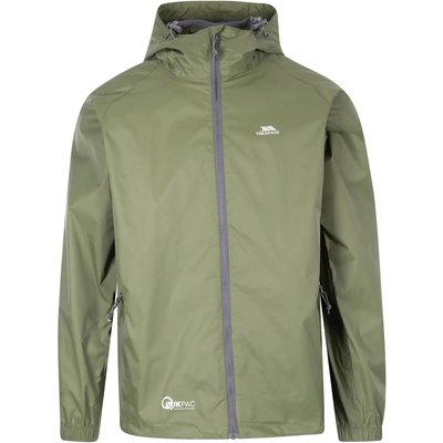 Regenjacke mit Kapuze und Reißverschluss Trespass Qikpac