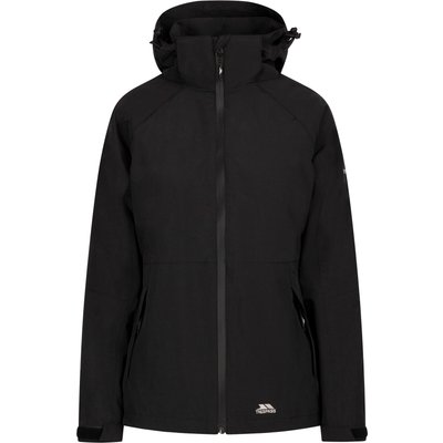 Damen Regenjacke mit Kapuze und Reißverschluss Trespass Tilbury