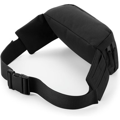 BagBase Militärische Molle-Bauchtasche aus 100% Polyester, Schwarz, One Size