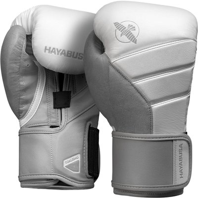 Boxhandschuhe Hayabusa T3 Weiss/Grau 16 oz