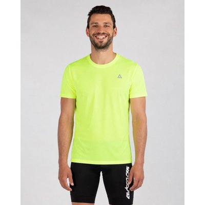 Herren Funktions Laufshirt Kurzarm Comfort Line Neon