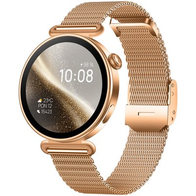 Smartwatch Forever SB-380 Rosadust Bluetooth 5.3 IP68 AMOLED Roségold