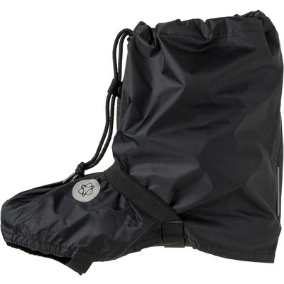 Fahrrad-Überschuhe Quick wasserdicht und reflektierend schwarz