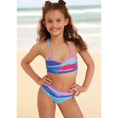 Uglies Zweiteiliger Bikini mit „Surfs Up“-Print für Mädchen