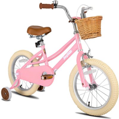 Mädchen Fahrrad Kinderfahrrad 18" Stützräder+Korb, passend für Mädchen 5-8 Jahre