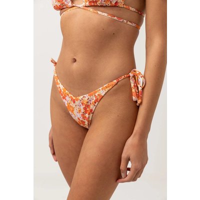 Rosa Floral - Damen Bikinihose