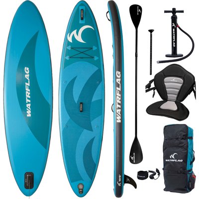 Premium SUP Board WATRFLAG Glide 10'6" ALLROUND + EXTRA Kajak Set