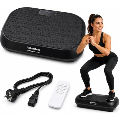 VibeOne Fitness Vibrationsplatte - Mit Fernbedienung - 120 Trainingsstufen