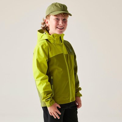 Kids Explore III Wasserdichte Jacke mit Kapuze und Einsätzen