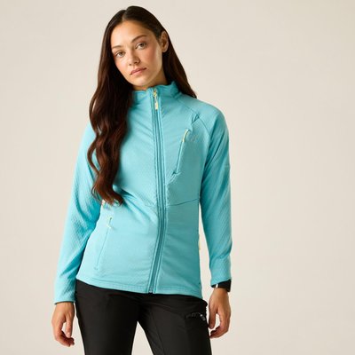 Damen‑Midlayer Emerging III mit Stretch und durchgehendem Reißverschluss