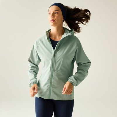 Ultraleichte, wasserdichte Wanderjacke mit Kapuze für Damen