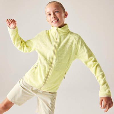 Kinder-Wechsel-Fleecejacke mit durchgehendem Reißverschluss (mittlere Schicht)