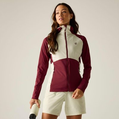 Damen Evolving III Colour Blocked Hooded Stretch Midlayer