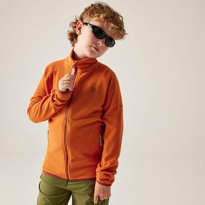 Kinder-Wechsel-Fleecejacke mit durchgehendem Reißverschluss (mittlere Schicht)
