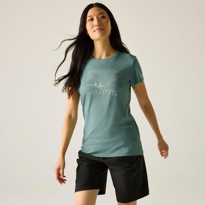 Damen Fingal Kurzarm-T-Shirt mit Grafik