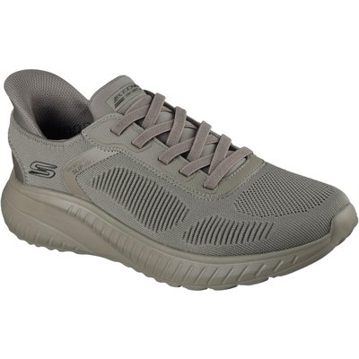 SKECHERS Herren Slip-Ins BOBS Sport Squad Chaos Sneaker 118312 OLV Olive