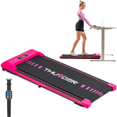 Elektrisches Slim Walkingpad für zu Hause unter dem Schreibtisch IDEA-PINK