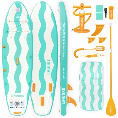 Stand Up Paddling Board Kinder Aufblasbar 8’7” mit Zubehör, bis 80 kg, Aqua