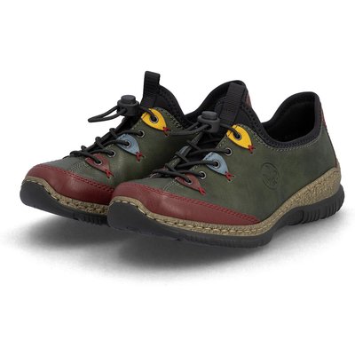 Rieker Damen Halbschuh Slipper Schuhe N3271-54 Green