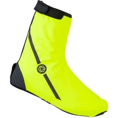Radfahren Regen Überschuhe wasserdicht neongelb Commuter