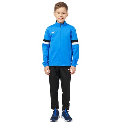 "Team Rise" Trainingsanzug für Kinder Schwarz/Blau