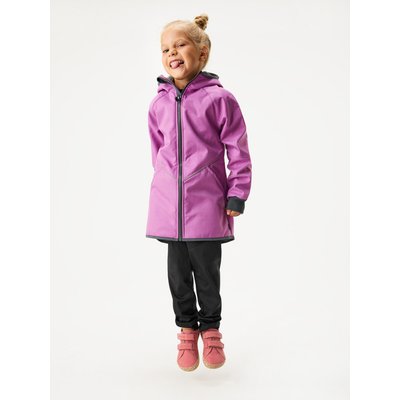 Softshell-Jacke mit Teddyfutter für Kinder, Violett