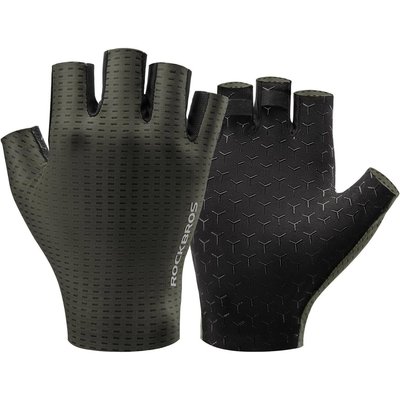 ROCKBROS Fingerlose Sporthandschuhe mit Reflektor