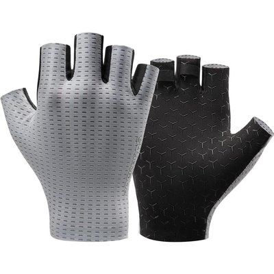 ROCKBROS Fingerlose Sporthandschuhe mit Reflektor