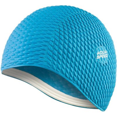 Aqua Speed - Damen Badekappe lange Haare Latex weich Bombastic Stil
