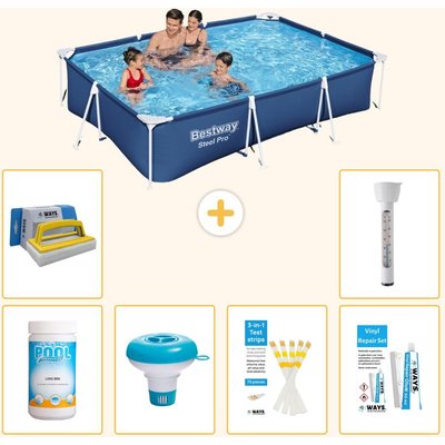 Bestway Steel Pro Rechteckig - 300x201x66 cm - 7-teilig S22298