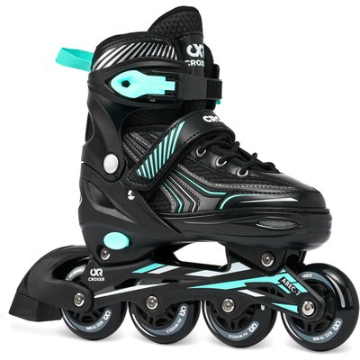 Verstellbare Rollschuhe Optima Schwarz/Mint