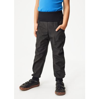 Ungefütterte Softshell-Hosen für Kinder Street, Schwarz