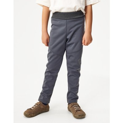 Elastische Softshell-Hose mit Fleece für Kinder Sporty, D. Grau