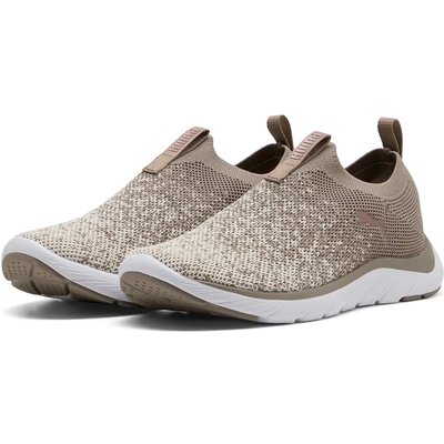 Puma Softride Premier Slip-On Strick-Schuhe Damen 309834 22 Mousegray-rosgold