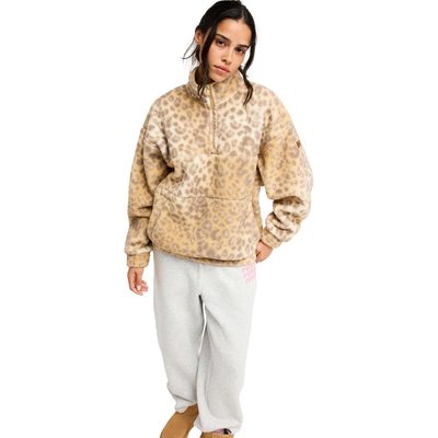 Fleece mit Reißverschlusskragen JIVE TALKING BONDED Beige Frauen