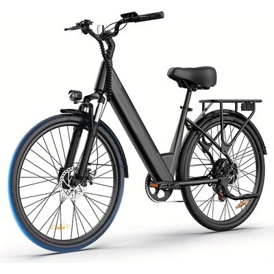 Unisex - City - E-Bike - 36V 13Ah, 250W, 7-Gang - E26 - Schwarz