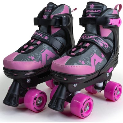 Apollo Champion Quad Skates – größenverstellbare Kinderrollschuhe mit LED