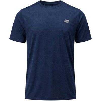 New Balance Herren-t-shirt Marineblau