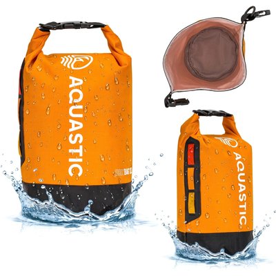 Wasserdichter Beutel AQUASTIC Dry Bag 13 l Nylon/TPU