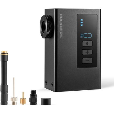 ROCKBROS Mini Elektrische Luftpumpe 120PSI Digitaldisplay