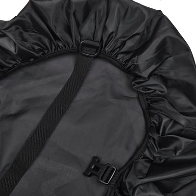 Wasserdichte Rucksack-Regenhülle 25–45 L – Schwarz