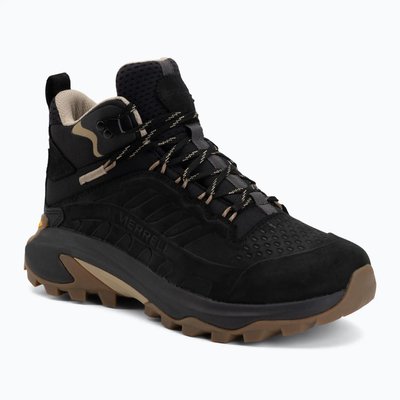 Damen Wanderschuhe Merrell Maob Speed 2 Leather Mid Schwarz