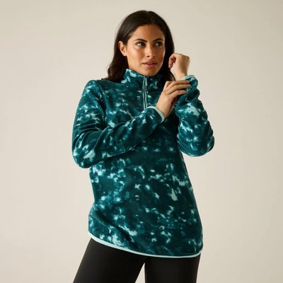 Damen-Fleecejacke Margot mit halbem Reißverschluss