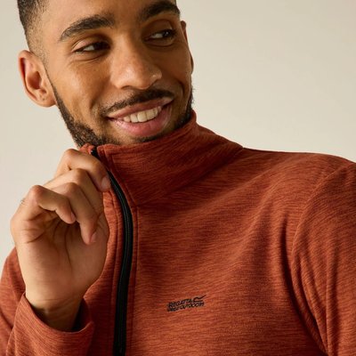 Herren Thompson Marl Half Zip Fleece