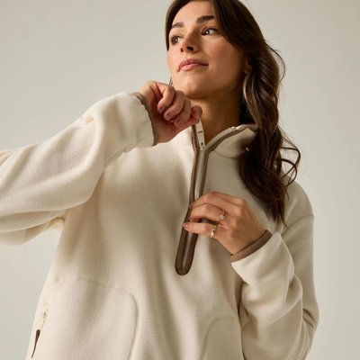 Damen-Fleecejacke Frankie mit halbem Reißverschluss