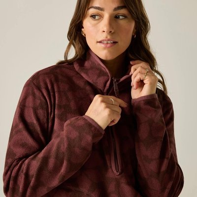 Damen-Fleecejacke Frankie mit halbem Reißverschluss